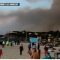 Incubo incendi nel Sud della Francia: gli sfollati si rifugiano in spiaggia