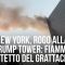 New York, rogo alla Trump Tower: fiamme sul tetto del grattacielo