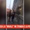 Napoli, aspetta la “rivale” in strada e la pesta