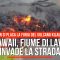 Hawaii, fiume di lava invade la strada