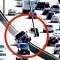 Usa, l’auto è fuori controllo e abbatte due pali della luce