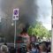 Milano, autobus in fiamme vicino alla stazione di Lambrate