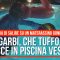 Sgarbi, che tuffo…finisce in piscina vestito