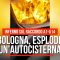 Bologna, esplosione sul raccordo A1-A14: in fiamme autocisterna a Casalecchio