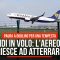Dublino, brividi in volo: l’aereo non riesce ad atterrare per una tempesta
