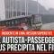 Lite autista-passeggera: il bus precipita nel fiume