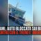 Trapani, auto bloccata sui binari: lo scontro con il treno è inevitabile