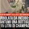 Sciabolata da incubo: in frantumi una bottiglia da 15 litri di champagne