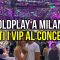 Coldplay Milano, sfilata di vip al concerto