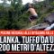 Sri Lanka, tuffo da urlo a 200 metri d’altezza