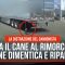 La distrazione del camionista: lega il cane al rimorchio, se ne dimentica e riparte