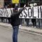 Milano, lo striscione shock dei tifosi laziali