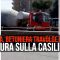 Roma, betoniera travolge auto: paura sulla Casilina