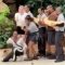 Singapore, incontro ravvicinato con il pitone gigante