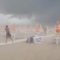Maltempo sulla costa adriatica, la fuga dei bagnanti