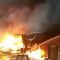 Biella, maxi incendio in un’azienda, brucia materiale tossico