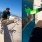 In bici a strapiombo sul mare: l’ultima impresa di Brumotti a Polignano