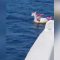 In mare aperto sull’unicorno gonfiabile: bimba di 4 anni recuperata da un traghetto
