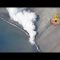 Stromboli, l’eruzione del vulcano vista dall’alto