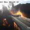 Bombardato il ponte Klitschko a Kiev: la telecamera di sicurezza riprende l’attacco