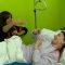 Ambra Angiolini, il tutorial di “T’appartengo” in ospedale