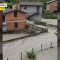 Nubifragio si abbatte sull’Appennino reggiano, strade come fiumi