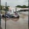 Nubifragio in Ciociaria, l’acqua invade il piazzale: le auto galleggiano