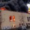 Incendio nel Milanese, fiamme in un capannone