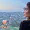 Ilary Blasi, scenario da favola tra le mongolfiere