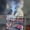 Incendio nel Vicentino, in fumo un deposito di giocattoli